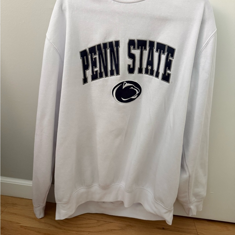 Colosseum Penn State White Crewneck Sweater